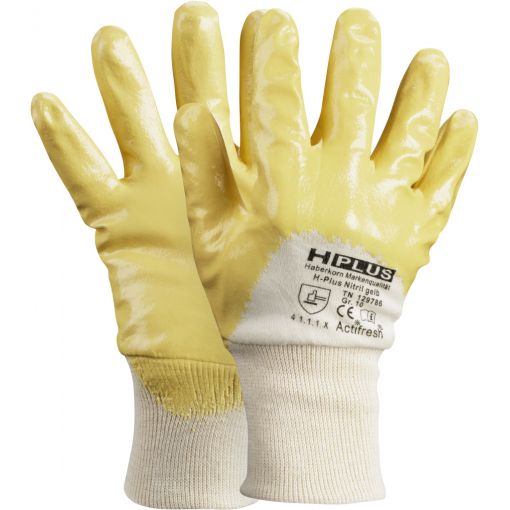 Montažne rukavice H-Plus Nitril, žute | Montažne rukavice