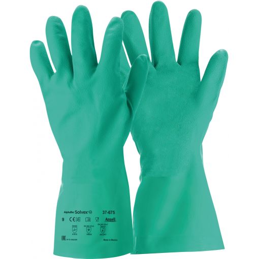 Zaštitne rukavice protiv kemikalija AlphaTec® Solvex® 37-675 | Kemijske zaštitne rukavice